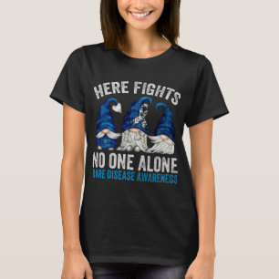 Rare Disease Awareness Gnomes - Here Fights No One T-Shirt