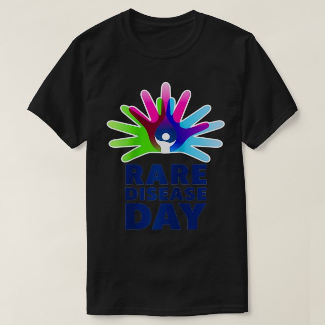 Rare Disease Awareness   Rare Disease Day 2022  T-Shirt (Design Front)