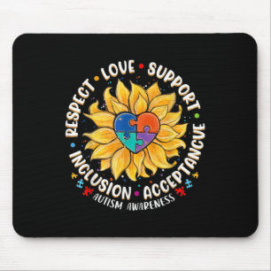 Rare Disease Awareness Shirt Autism Mum Dad Mouse Pad