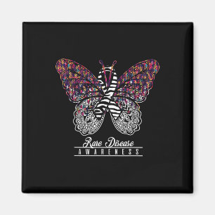 Rare Disease Awareness Shirt Butterfly Lovers Gift Magnet