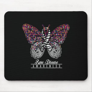 Rare Disease Awareness Shirt Butterfly Lovers Gift Mouse Pad