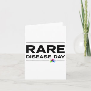 Rare Disease Awareness Shirt - Rare Disease Day 20 Card