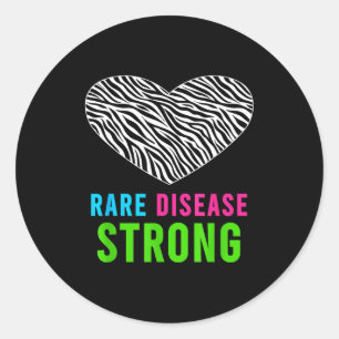 Rare Disease Awareness Shirt - Rare Disease Day 20 Classic Round Sticker