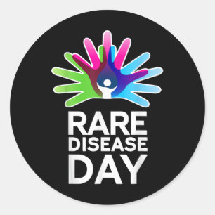 Rare Disease Awareness Shirt - Rare Disease Day 20 Classic Round Sticker