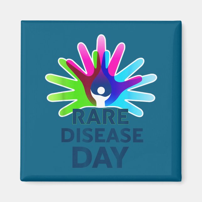 Rare Disease Awareness Shirt - Rare Disease Day 20 Magnet (Front)