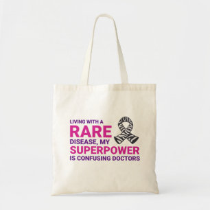 Rare Disease Awareness Superpower Doctor Confusion Tote Bag