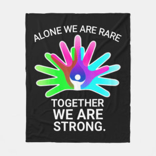 Rare Disease Day 2022 - Rare Disease Awareness T-S Fleece Blanket