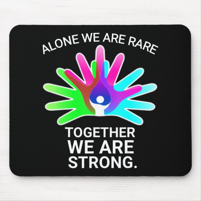 Rare Disease Day 2022 - Rare Disease Awareness T-S Mouse Pad (Front)