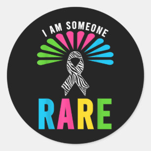 Rare Disease Day 2025 Shirt - I Am Rare Disease Aw Classic Round Sticker