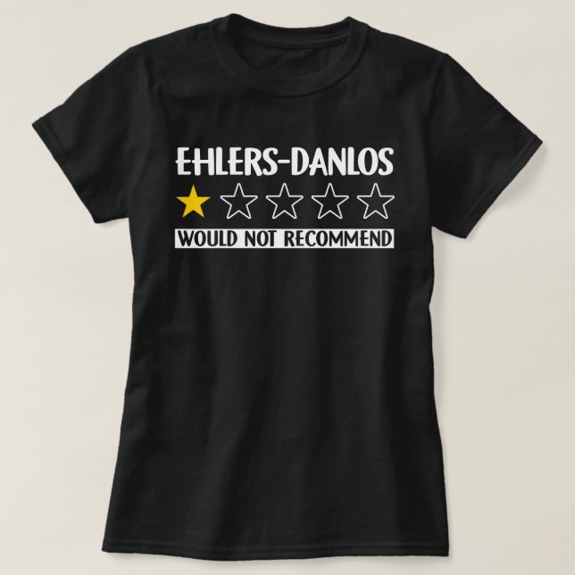 Rare Disease Ehlers Danlos Syndrome Awareness T-Shirt (Design Front)