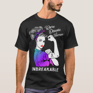 Rare Disease Warrior Unbreakable T-Shirt Awareness