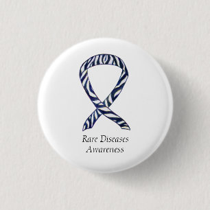 Rare Diseases Awareness Custom Ribbon Pin