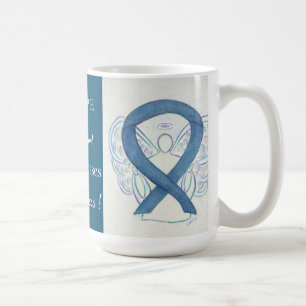 Rare Diseases Awareness Ribbon Angel Custom Mug