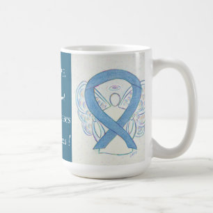 Rare Diseases Awareness Ribbon Angel Custom Mug