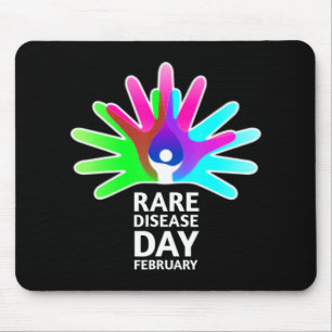 Rare Diseases Day 2022 - Rare Disease Awareness T- Mouse Pad