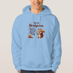 Rare Like Neodymium – Cute Squirrel Thanksgiving  Hoodie