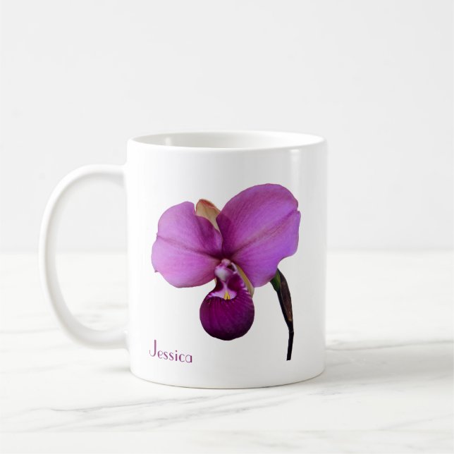 Rare Peru Endangered Orchid  Coffee Mug (Left)