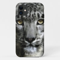 Rare Snow Leopard Big Cat Wildlife iPhone 5 Case