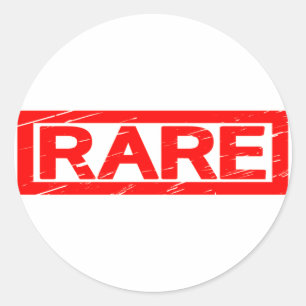 Rare Stamp Classic Round Sticker