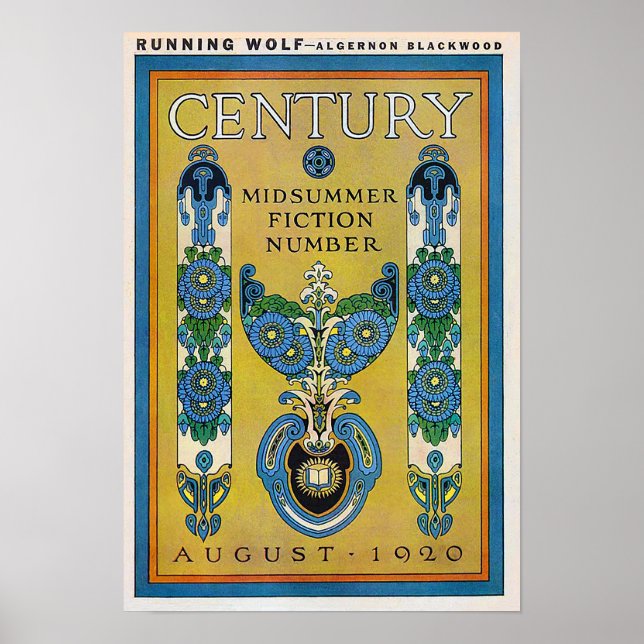 Rare Vintage Century Magazine Poster  (Front)