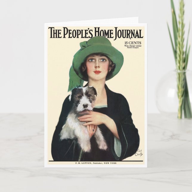 RARE VINTAGE COVER ART EARL CHRISTY CARD (Front)