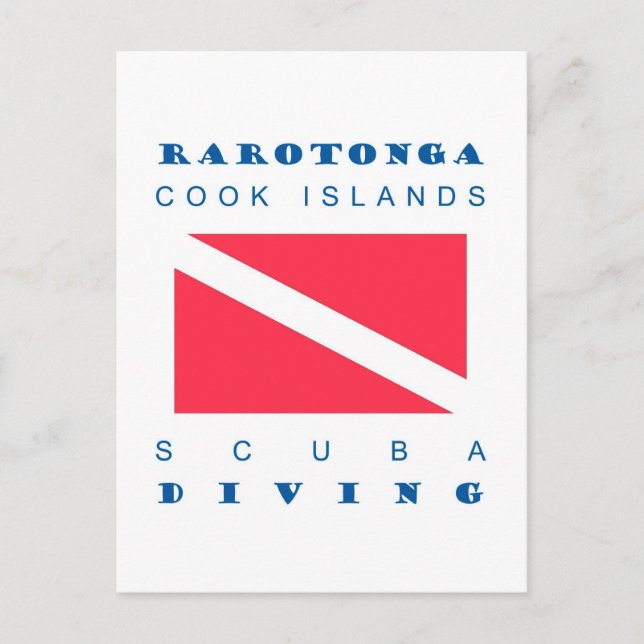 Rarotonga Cook Islands Postcard (Front)
