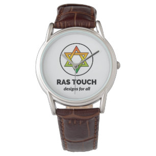 Ras Touch Star - Classic Brown Leather strap Watch