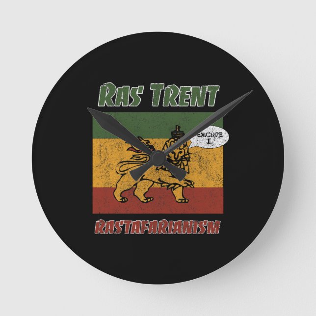Ras Trent 2 Round Clock (Front)