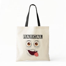 Rascal Bold Typography Tote Bag – Cheeky & Playful