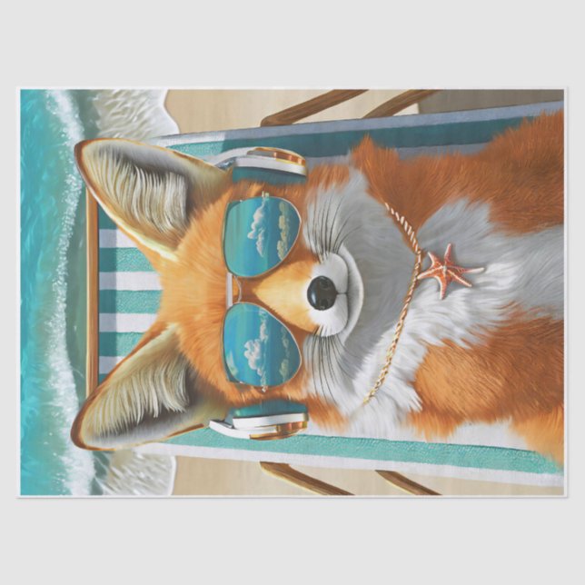 Rascal Fox, Day Two-Shirt Off Tissue Paper (Front)