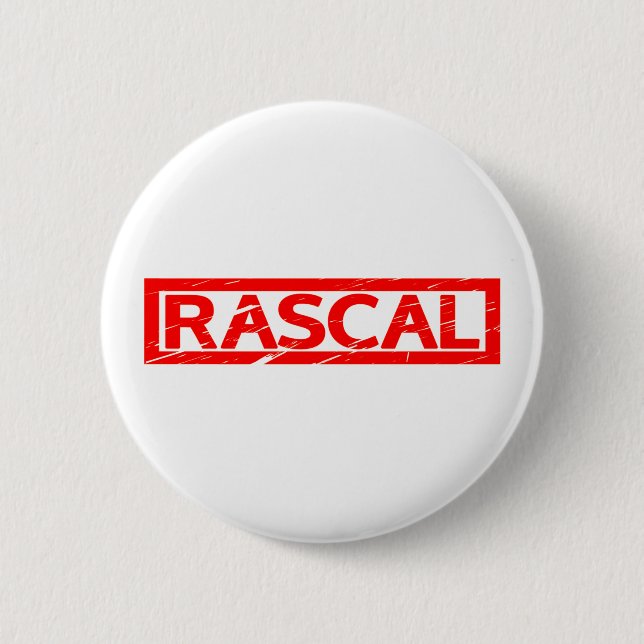 Rascal Stamp 6 Cm Round Badge (Front)