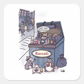 Rascals square sticker