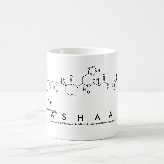 Rashaan peptide name mug (Center)