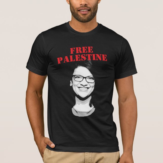 Rashida Tlaib Free Palestine T-Shirt (Front)
