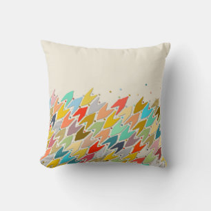 Rashmi ikat ivory cushion