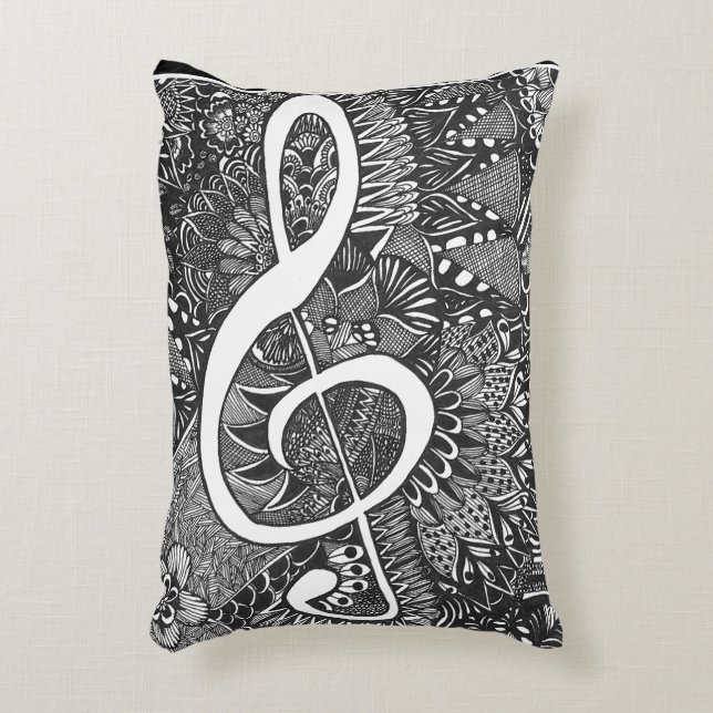 Rashmi Musical Note Pillow (Front(Vertical))