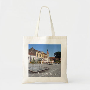 Rasnov Market Square view tote bag