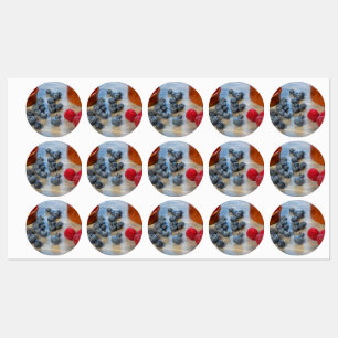 Raspberries and Blueberries
