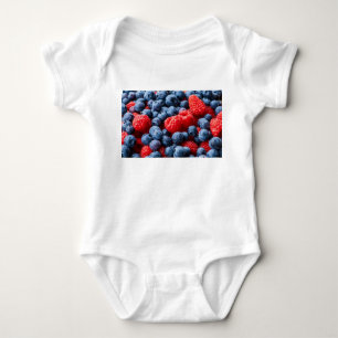 Raspberries and Blueberries Baby Bodysuit