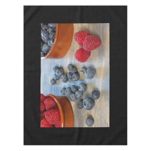 Raspberries and Blueberries Tablecloth