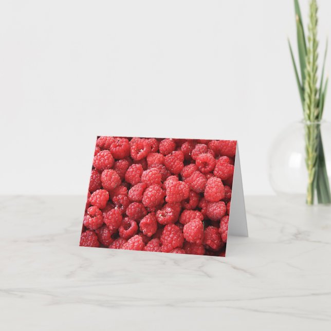 Raspberries Card (Front)