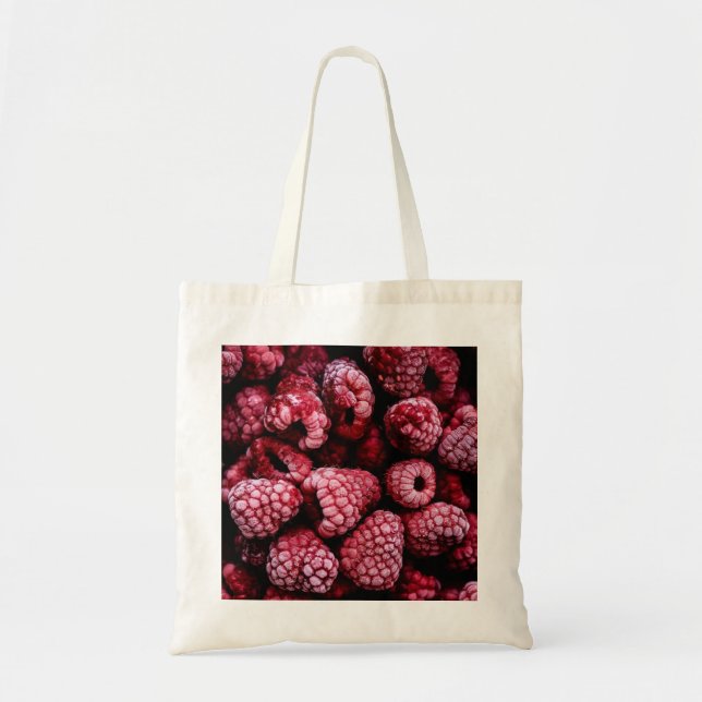 Raspberries Fresh Red Tote Bag (Front)
