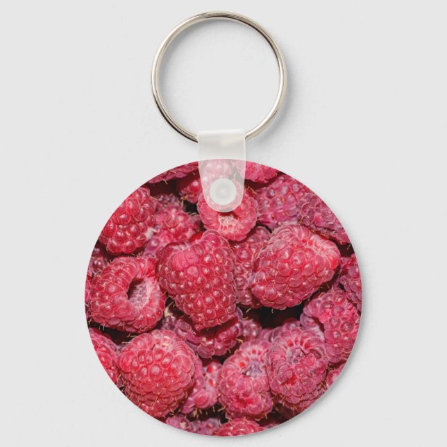 Raspberries Key Ring (Front)