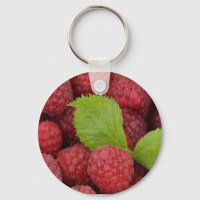 Raspberries Key Ring (Front)