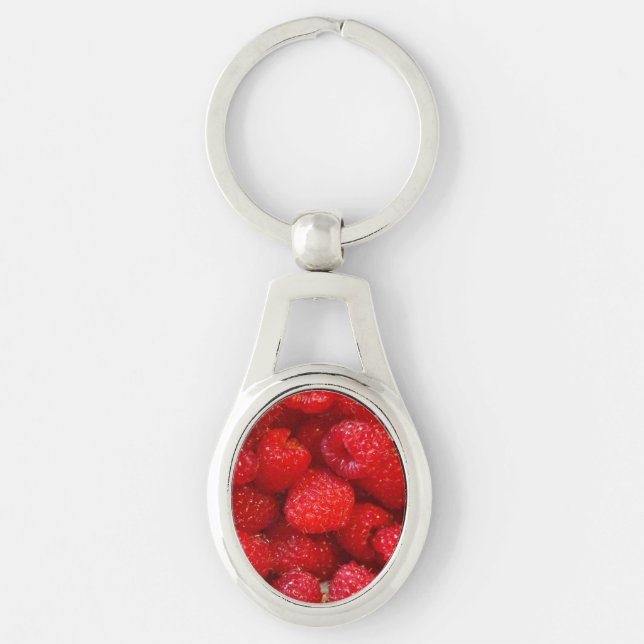 Raspberries Key Ring (Front)
