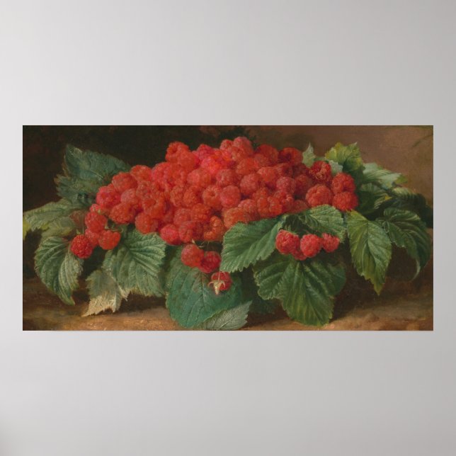 Raspberries - Lilly Martin Spencer Fine Art Poster (Front)