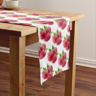 Raspberries Long Table Runner