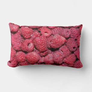 Raspberries Lumbar Cushion