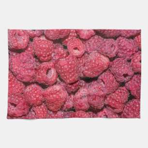 Raspberries Tea Towel