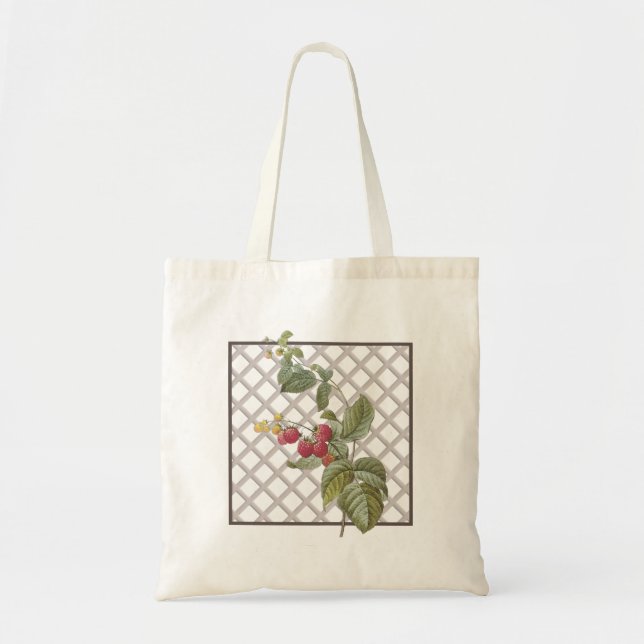 RASPBERRIES TOTE BAG (Front)